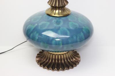 Rembrandt Lamp Company Porcelain and Brass Table Lamp by Rembrandt Lamp Company United States 1960