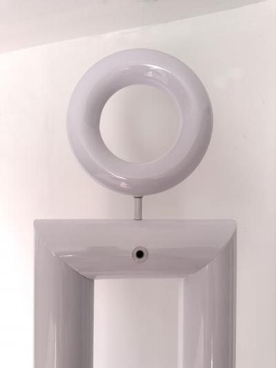 Remo Buti Pair of Metal Floor Lamps Boy and Girl by Remo Buti for Neofos Italy 1980s