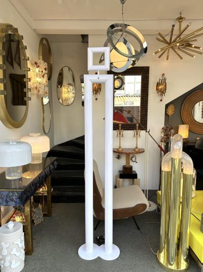 Remo Buti Pair of Metal Floor Lamps Boy and Girl by Remo Buti for Neofos Italy 1980s