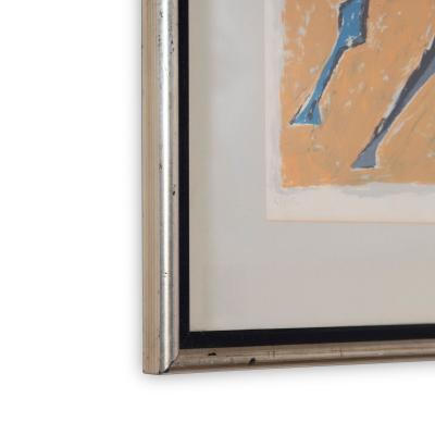 Remo Rossi Remo Rossi Clowns Horse Lithograph Signed Numbered 65 150 Swiss Modernist