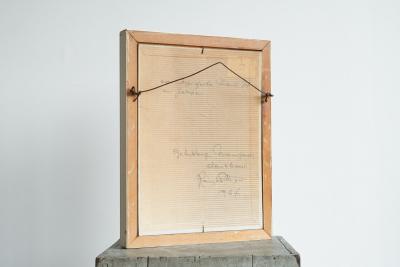 Remy de Pillecyn Remy de Pillecyn Man met hoed Oil on Canvas Belgium 1964