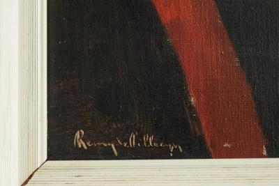 Remy de Pillecyn Remy de Pillecyn Man met hoed Oil on Canvas Belgium 1964