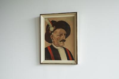 Remy de Pillecyn Remy de Pillecyn Man met hoed Oil on Canvas Belgium 1964