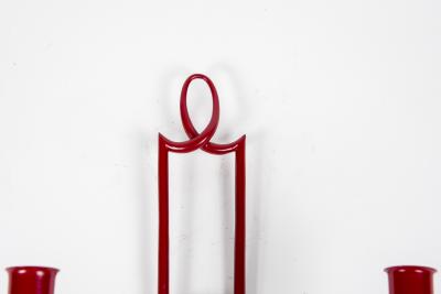 Ren Drouet 1940s Lacquered Metal sconces BY Ren Drouet