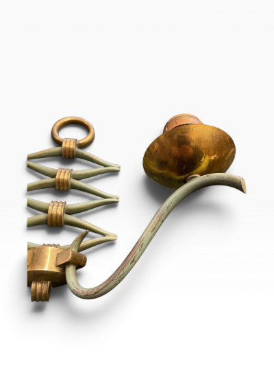 Ren Drouet 1940s bronze sconces by Ren Drouet
