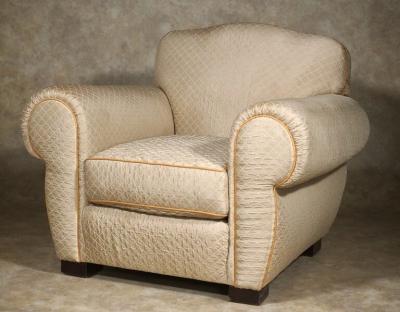 Ren Drouet Drouet for Au Bucheron pair of club chairs
