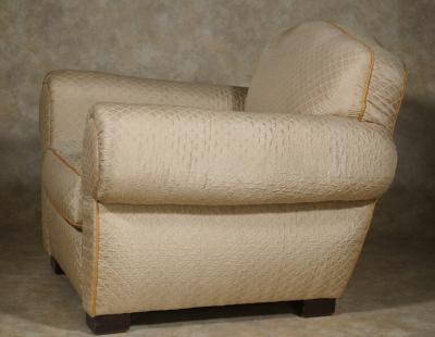 Ren Drouet Drouet for Au Bucheron pair of club chairs