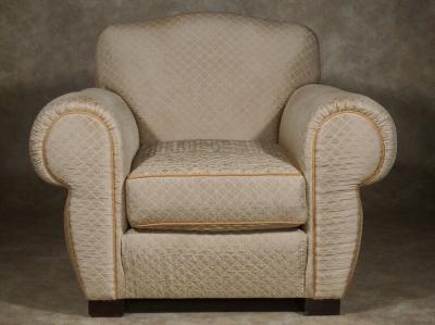 Ren Drouet Drouet for Au Bucheron pair of club chairs