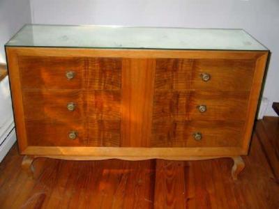 Ren Drouet French 1940s Dresser or Commode Attributed to Rene Drouet