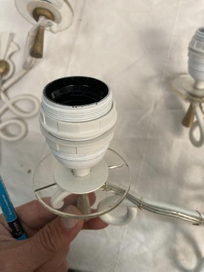 Ren Drouet Pair of 1940s wrought iron sconces by Ren Drouet