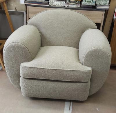 Ren Drouet Rene Drouet rarest documented roundish pair of comfy club chairs