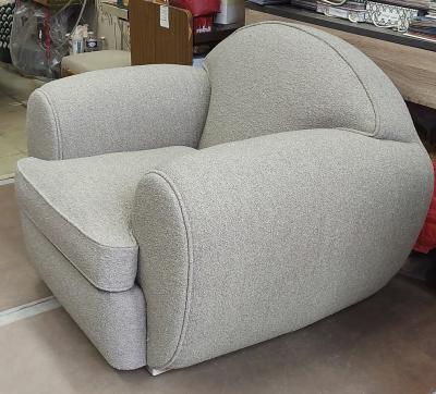 Ren Drouet Rene Drouet rarest documented roundish pair of comfy club chairs