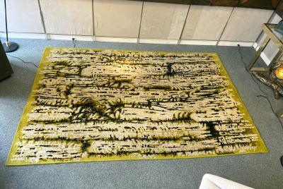 Ren Fumeron Wool carpet by Ren Fumeron France circa 1960