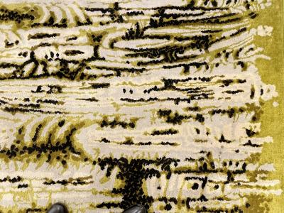 Ren Fumeron Wool carpet by Ren Fumeron France circa 1960