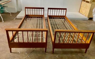 Ren Gabriel French 1950s Twin Size Daybed by Ren Gabriel Two Available