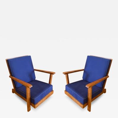 Ren Gabriel Grid Back Lounge Chairs