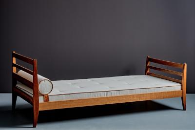 Ren Gabriel Newly upholstered Daybed made of solid Oak in the Manner of Ren Gabriel