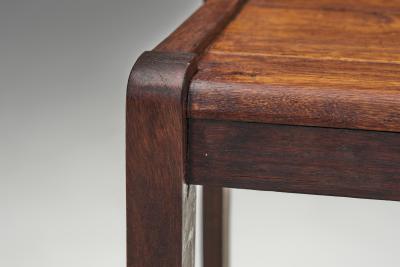 Ren Gabriel Pair of Model 103 Oak Side Chairs by Ren Gabriel France 1940s