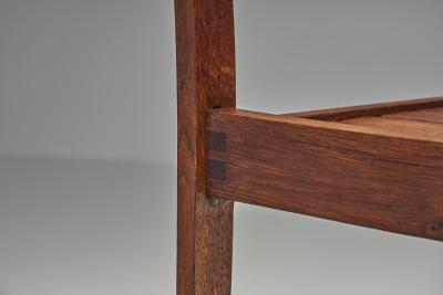 Ren Gabriel Pair of Model 103 Oak Side Chairs by Ren Gabriel France 1940s