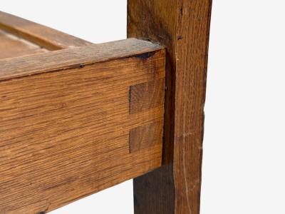 Ren Gabriel Rene Gabriel Reconstruction Era Dining Chairs Beech Wood France 1940s