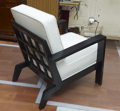 Ren Gabriel Rene Gabriel iconic black lacquered lounge chair