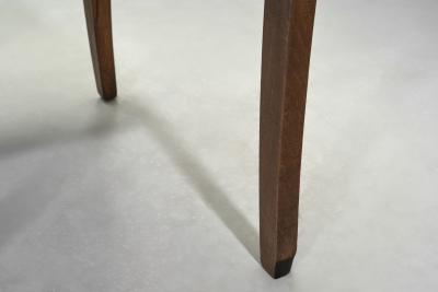 Ren Gabriel Set of Four Model 103 Oak Dining Chairs by Ren Gabriel France 20th Century