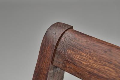 Ren Gabriel Set of Three Model 103 Oak Side Chairs by Ren Gabriel France 1940s