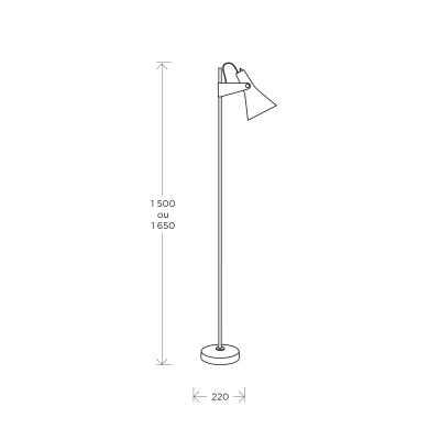 Ren Jean Caillette Ren Jean Caillette B4 Floor Lamp for Disderot