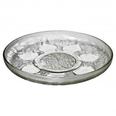 Ren Lalique Lalique Co 1920s Ren Lalique Verrerie dAlsace shallow bowl vases dish