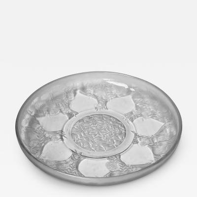 Ren Lalique Lalique Co 1920s Ren Lalique Verrerie dAlsace shallow bowl vases dish