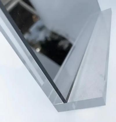 Ren Lalique Lalique Co Acrylic Plaque on Stand After Laliques Masque de Femme 