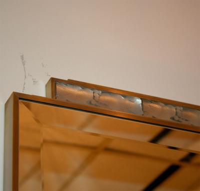 Ren Lalique Lalique Co Art Deco Mirror with R Lalique Glass