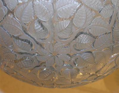 Ren Lalique Lalique Co French Art Deco Chandelier by Ren Lalique