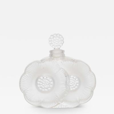Ren Lalique Lalique Co French Art Deco Lalique Flower Perfume Bottle