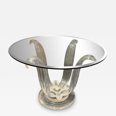 Ren Lalique Lalique Co LUCITE CACTUS DINING TABLE IN THE MANNER OF RENE LALIQUE