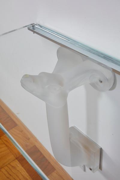 Ren Lalique Lalique Co Lalique Glass Console Mouflons 