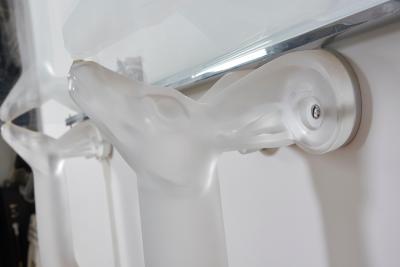 Ren Lalique Lalique Co Lalique Glass Console Mouflons 