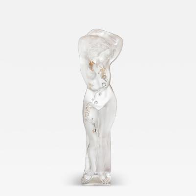 Ren Lalique Lalique Co Lalique Marc Woman Crystal Sculpture One of a Kind SPECIAL EDITION
