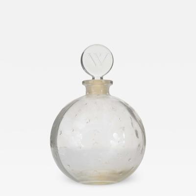 Ren Lalique Lalique Co Lalique for Worth French Art Deco Raised Star Design Perfume Bottle