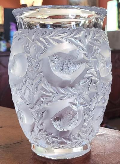 Ren Lalique Lalique Co Mid Century Lalique Bagatelle Vase