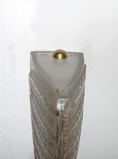 Ren Lalique Lalique Co Pair of Fougers Art Deco Wall Sconces by Rene Lalique