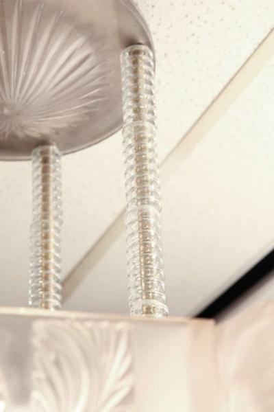 Ren Lalique Lalique Co Rare and Important R Lalique Chandelier Coquelicots 