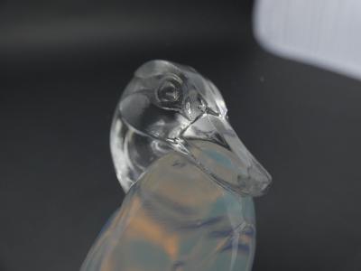 Ren Lalique Lalique Co Ren Lalique Opalescent Glass Canard Duck Cendrier Rond Ashtray