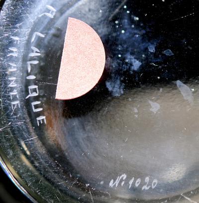 Ren Lalique Lalique Co Rene Lalique Caudebec Vase clear and frosted C 1930