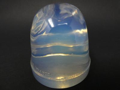 Ren Lalique Lalique Co Rene Lalique Glass Opalescent Tete depervier Falcon Mascot