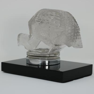Ren Lalique Lalique Co Rene Lalique Glass Pintade Guinea Fowl Car Mascot