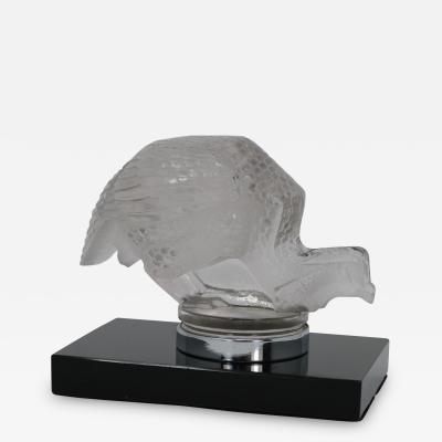 Ren Lalique Lalique Co Rene Lalique Glass Pintade Guinea Fowl Car Mascot