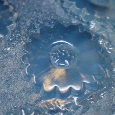 Ren Lalique Lalique Co Rene Lalique Opalescent Glass Paquerettes Daisies Vase