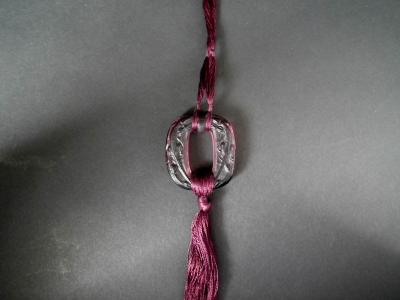 Ren Lalique Lalique Co Rene Lalique Plum Glass Lezards Pendant