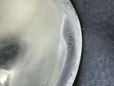 Ren Lalique Lalique Co Two Cat by Ren Lalique in frosted glass